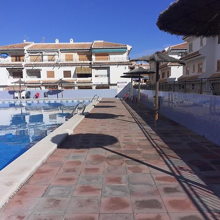 Apartamento Santa Pola, En Playa Del Tamarit Con Piscina. Buitenkant foto