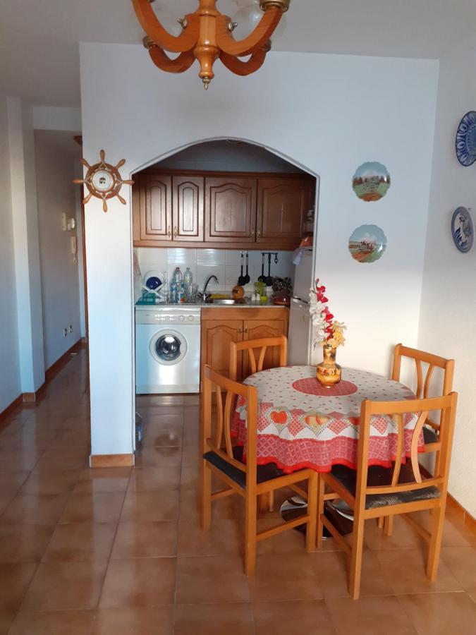 Apartamento Santa Pola, En Playa Del Tamarit Con Piscina. Buitenkant foto
