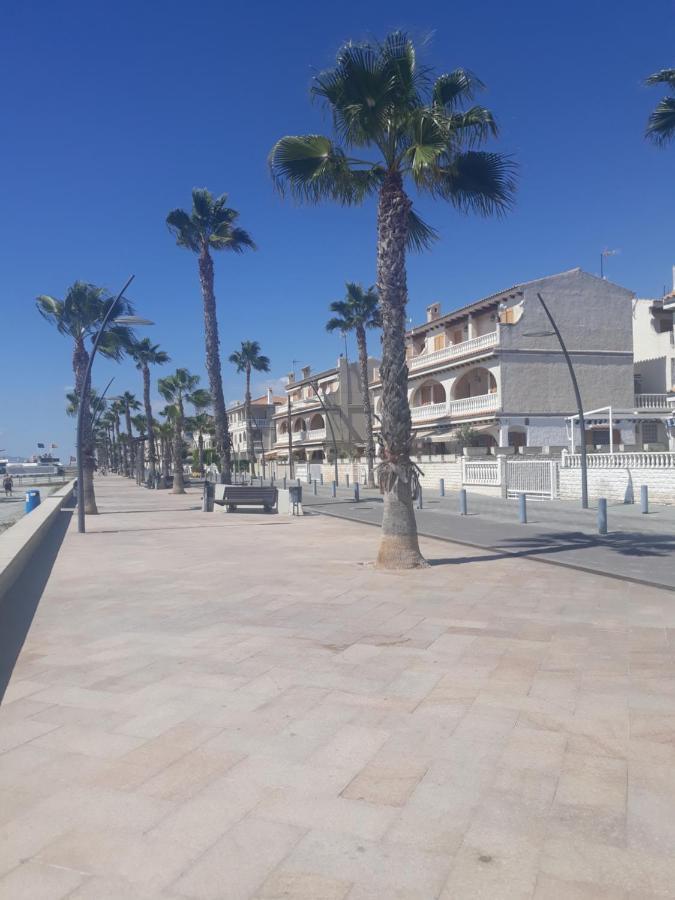 Apartamento Santa Pola, En Playa Del Tamarit Con Piscina. Buitenkant foto