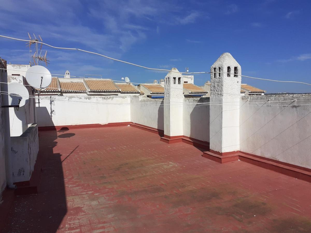 Apartamento Santa Pola, En Playa Del Tamarit Con Piscina. Buitenkant foto