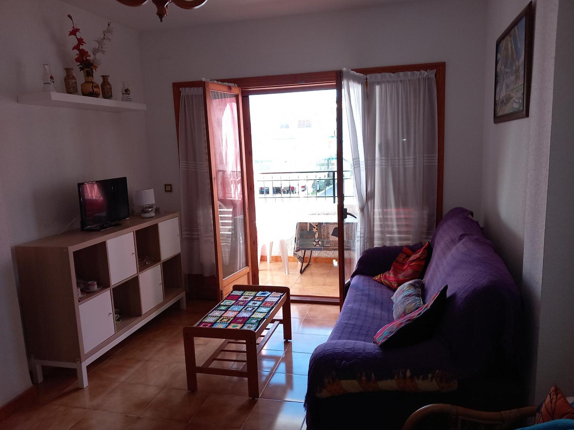 Apartamento Santa Pola, En Playa Del Tamarit Con Piscina. Buitenkant foto