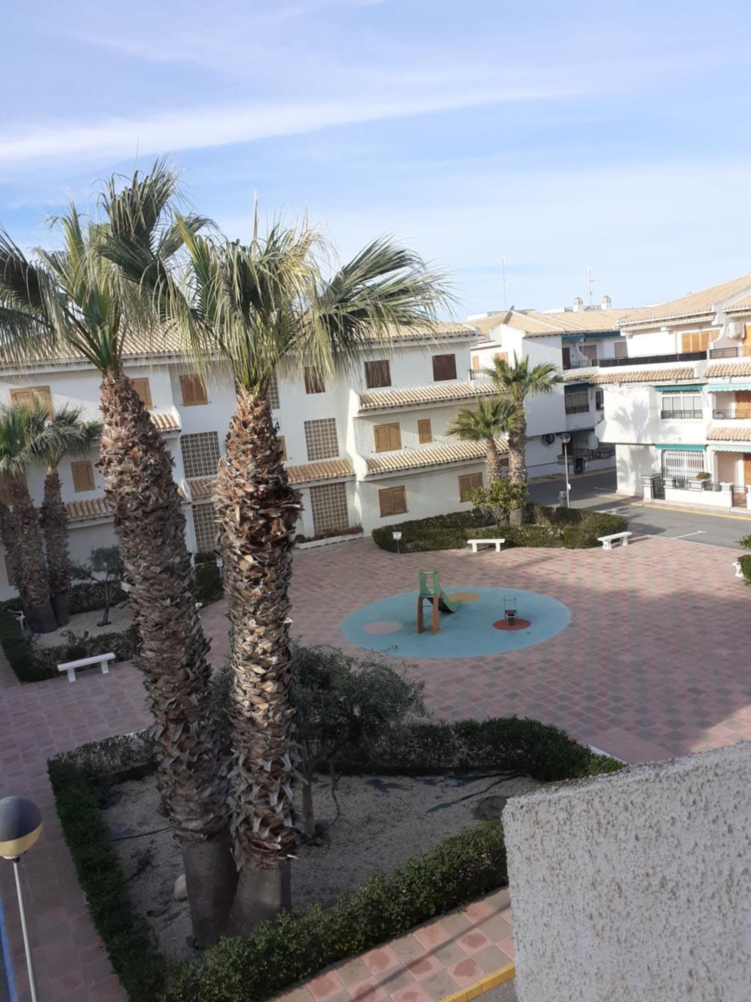 Apartamento Santa Pola, En Playa Del Tamarit Con Piscina. Buitenkant foto