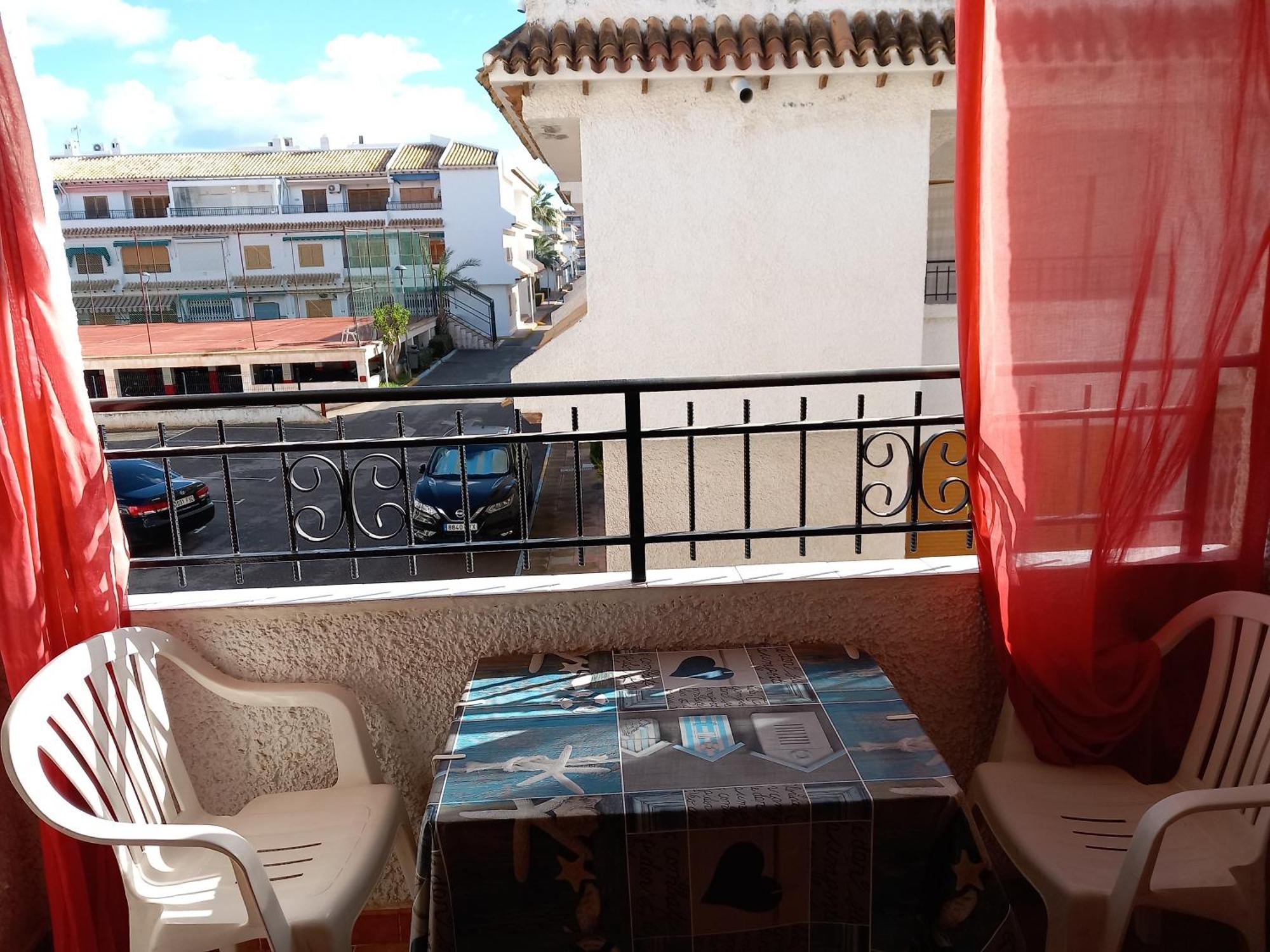 Apartamento Santa Pola, En Playa Del Tamarit Con Piscina. Buitenkant foto